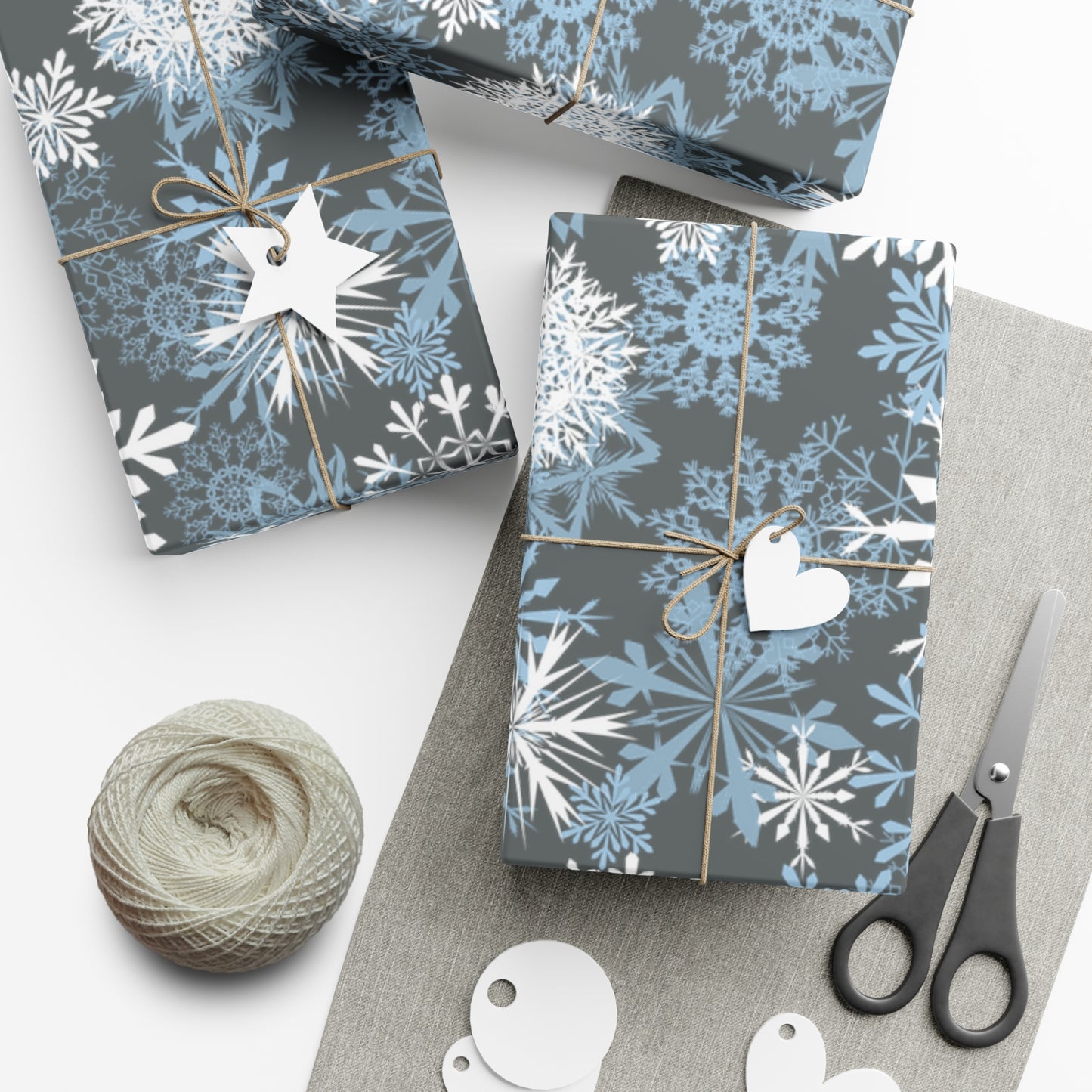Snowflake Gift Wrap Paper