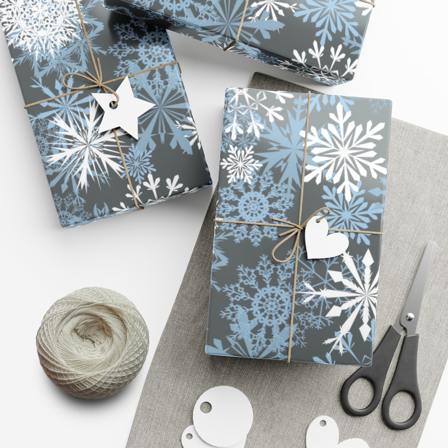 Snowflake Gift Wrap Paper