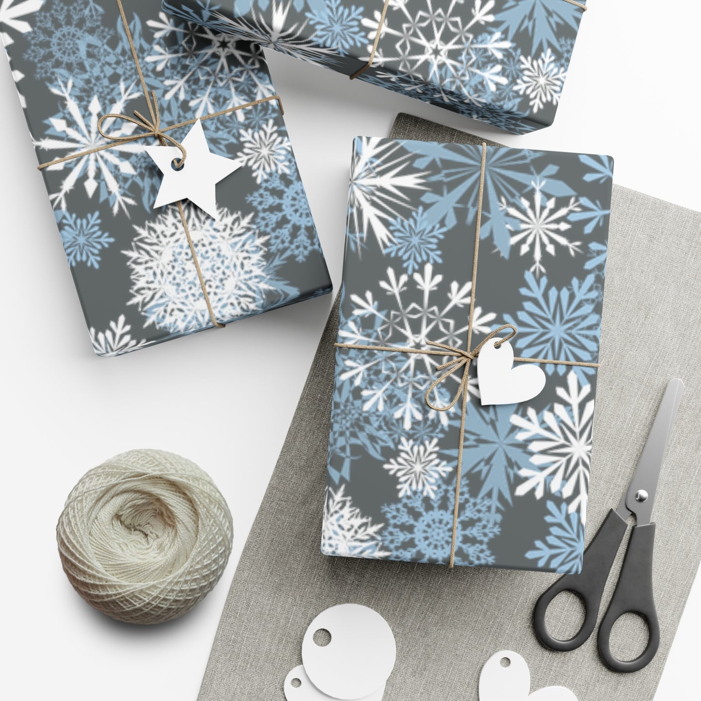 Snowflake Gift Wrap Paper