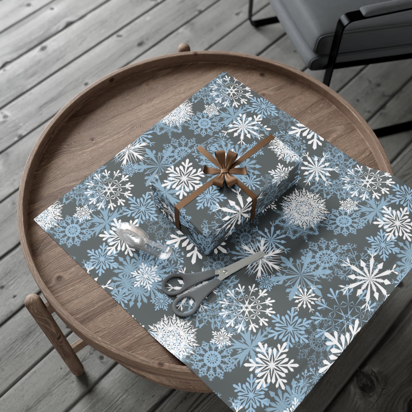 Snowflake Gift Wrap Paper