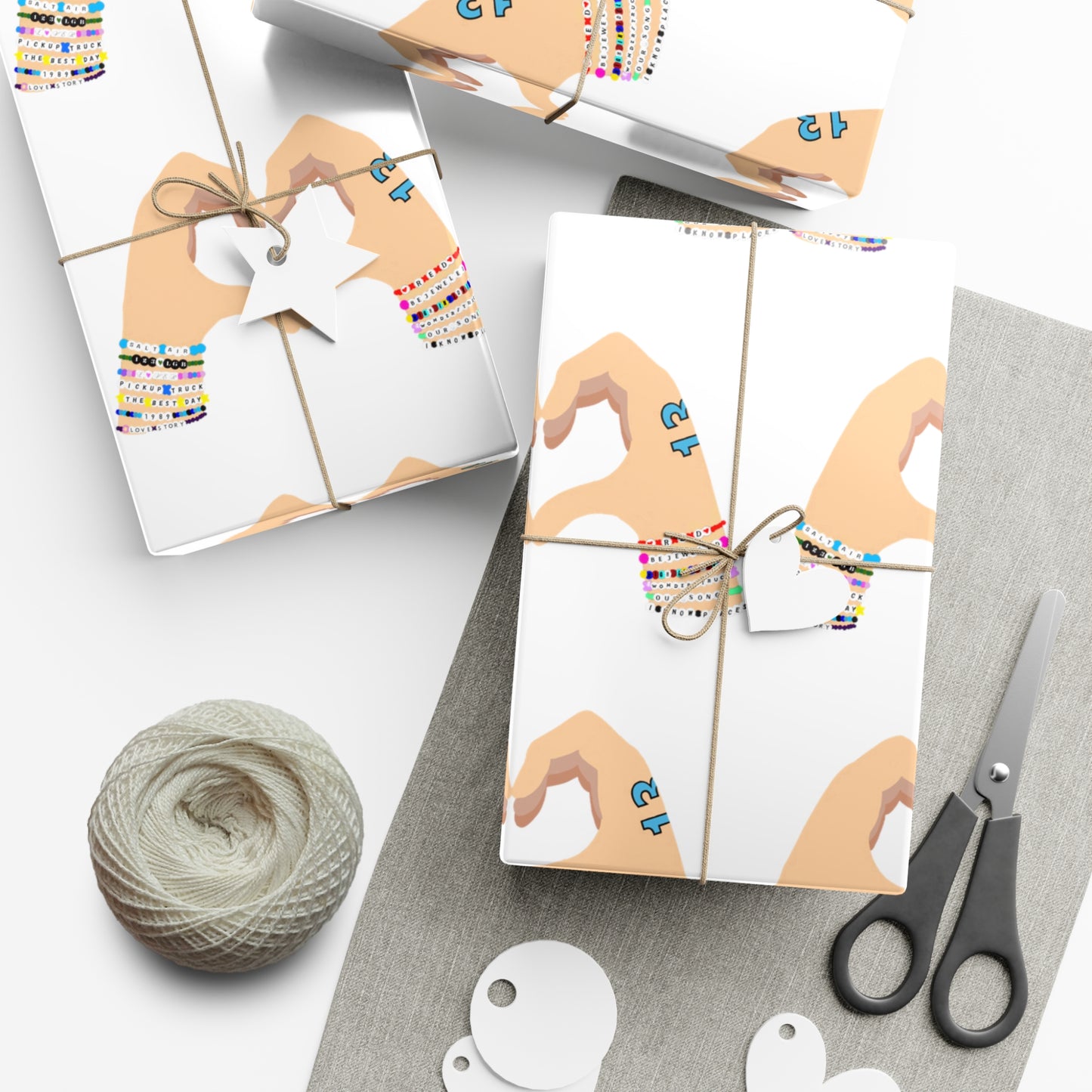 Friendship Bracelets Gift Wrap Papers