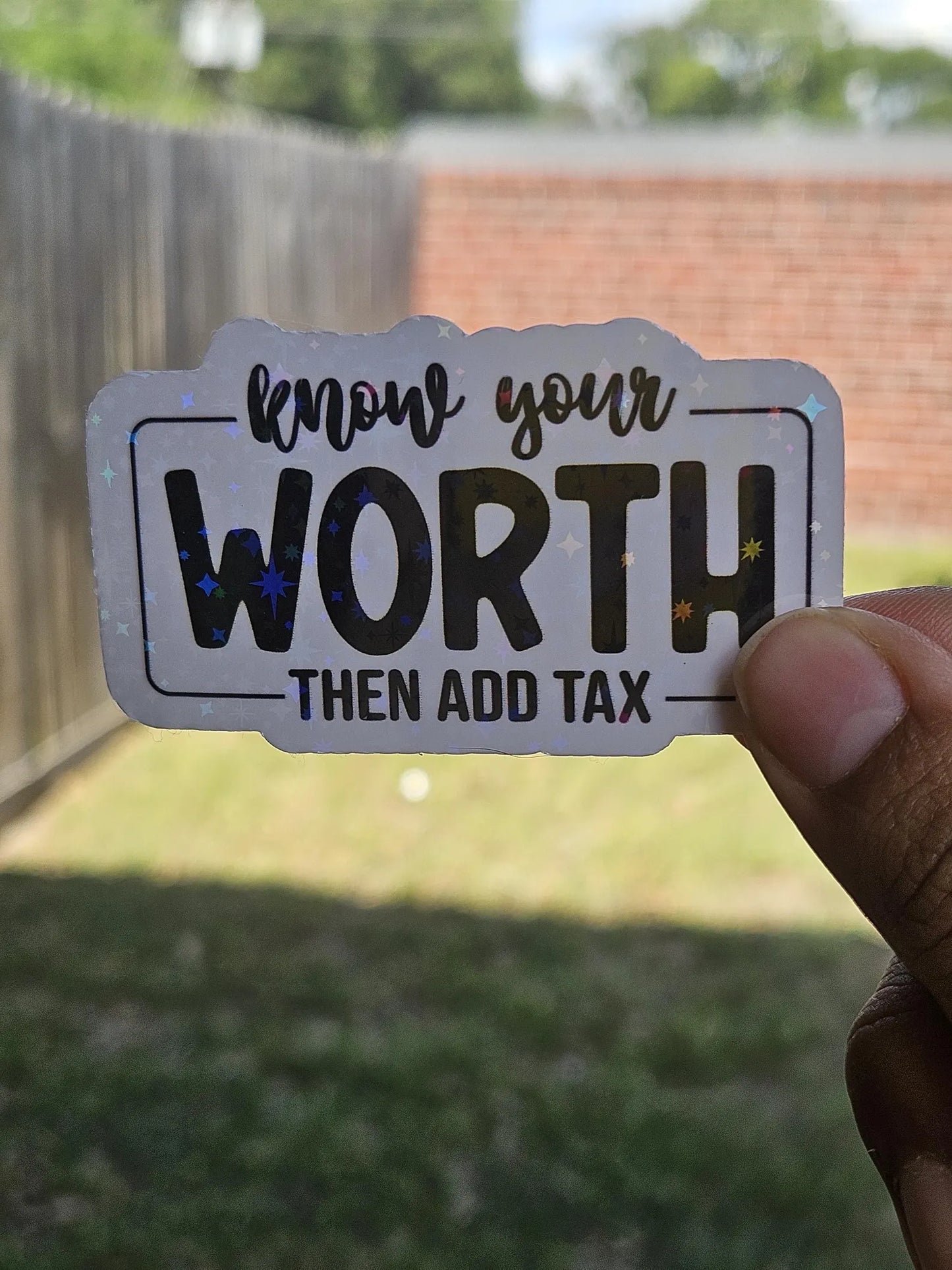 Know Your Worth Vinyl Sticker
