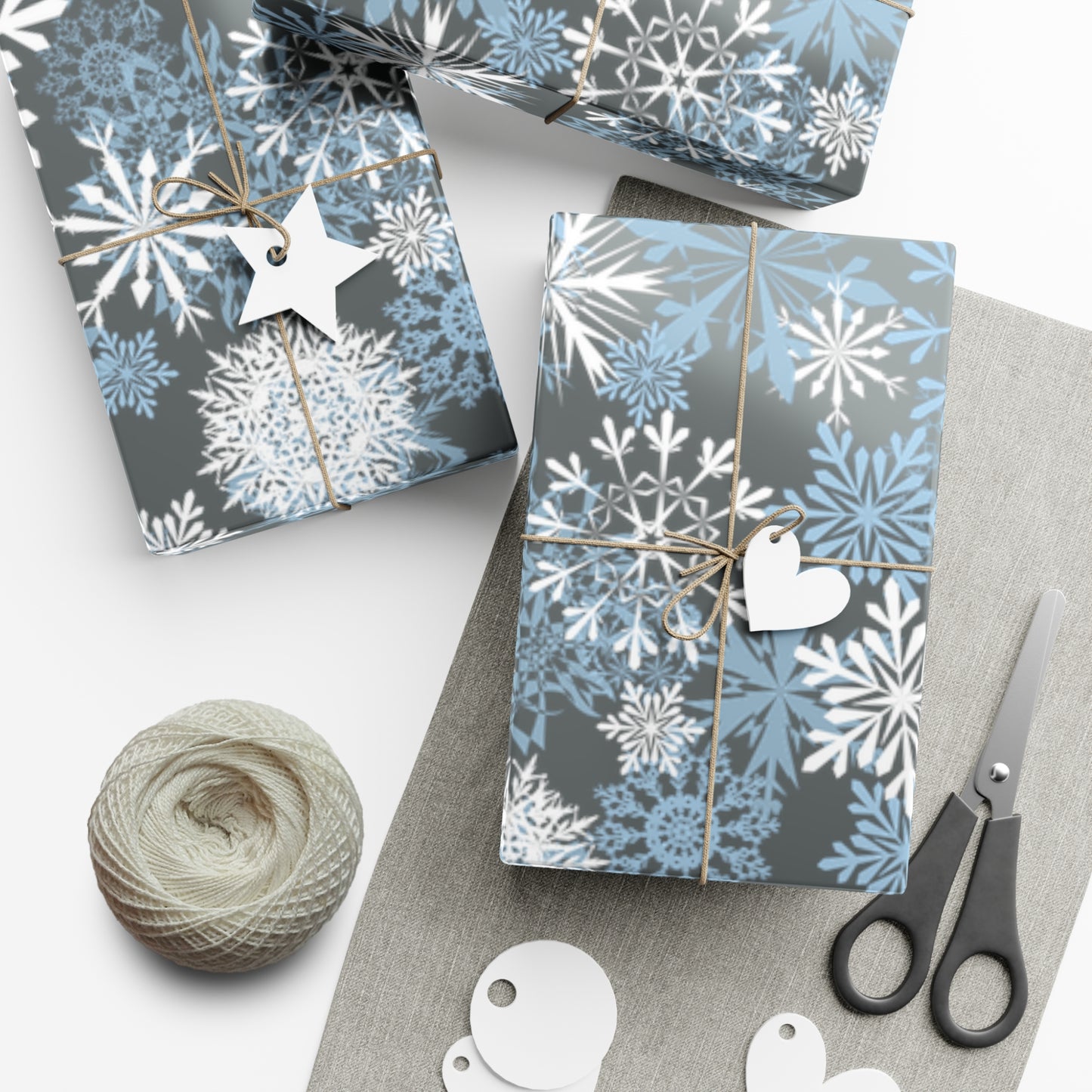 Snowflake Gift Wrap Paper