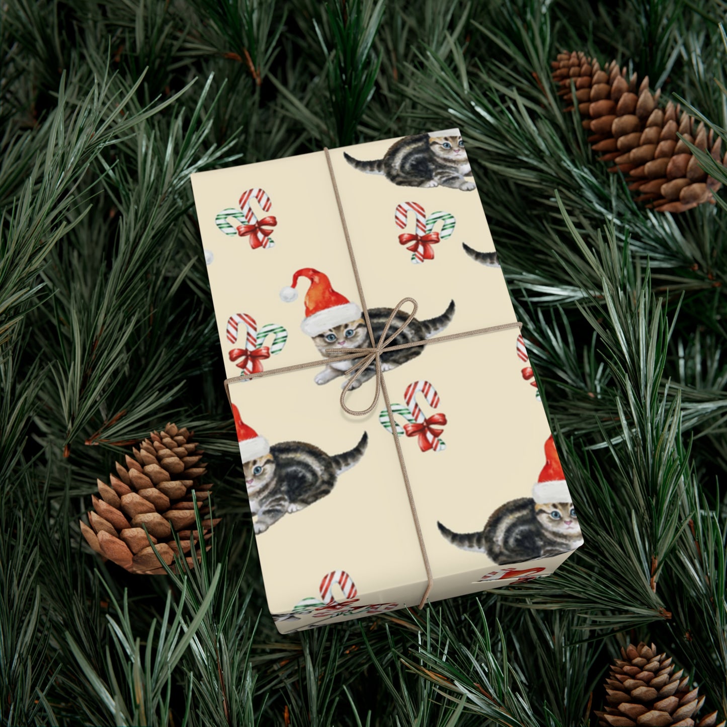 Merry Catsmas Gift Wrap Paper