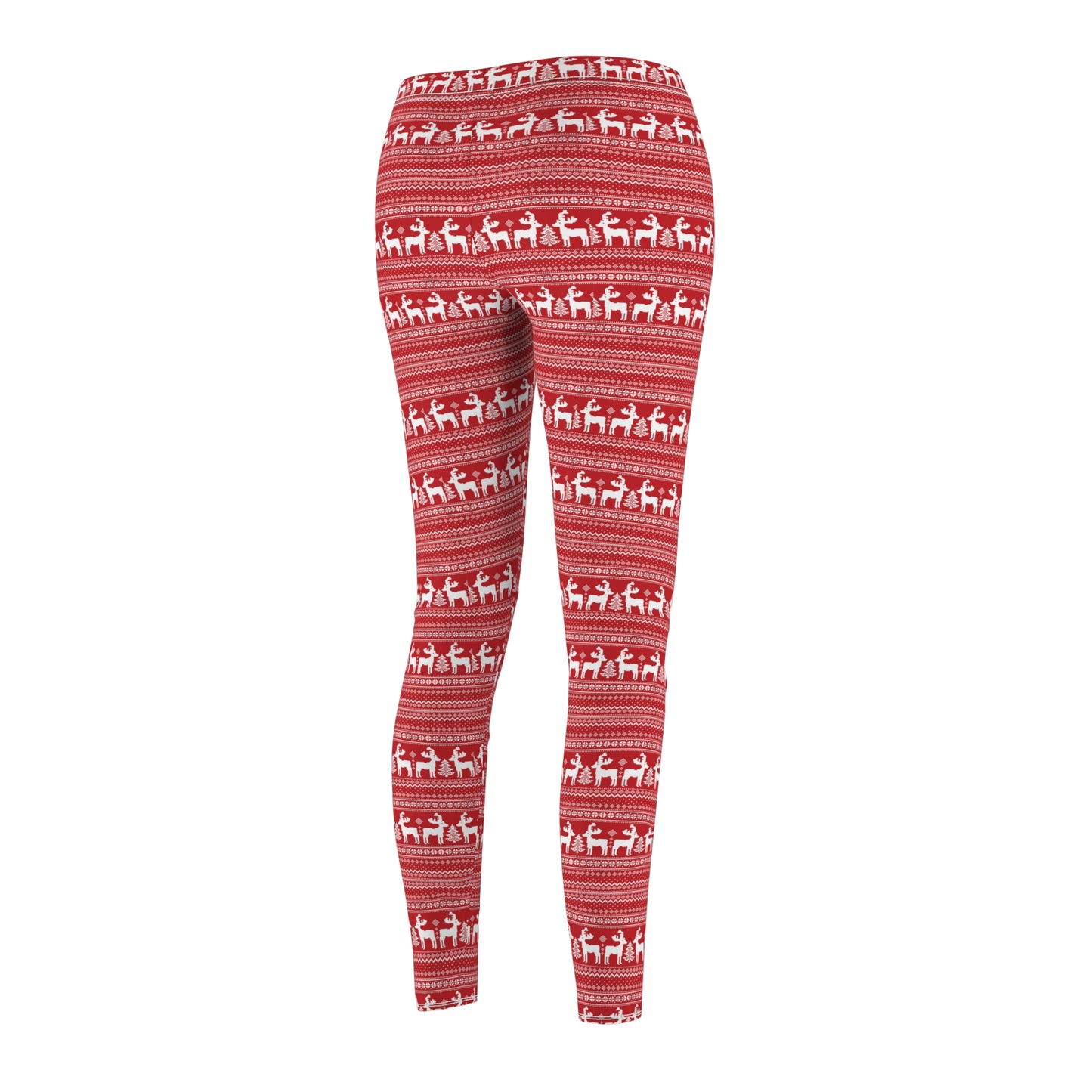 Ugly Christmas Women's Casual Leggings (Red)