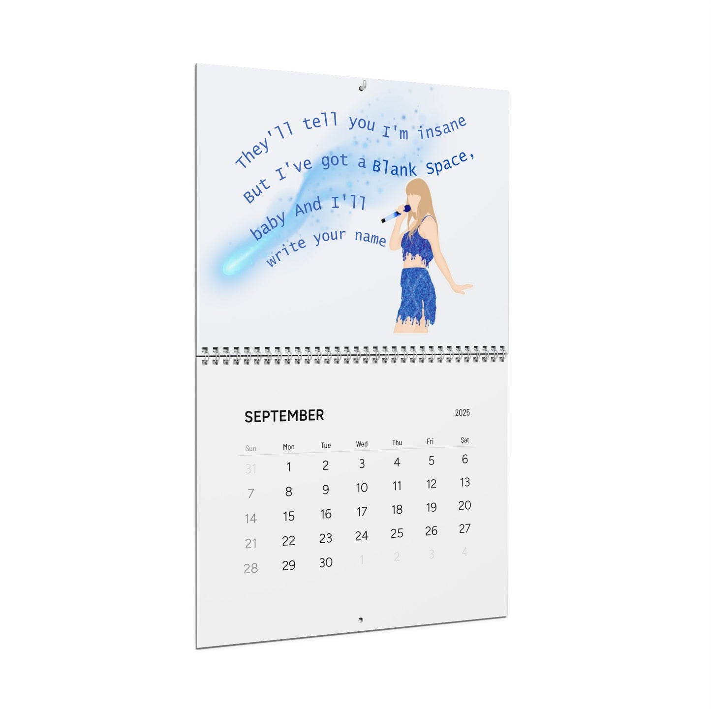 In My 2025 Era Wall Calendar