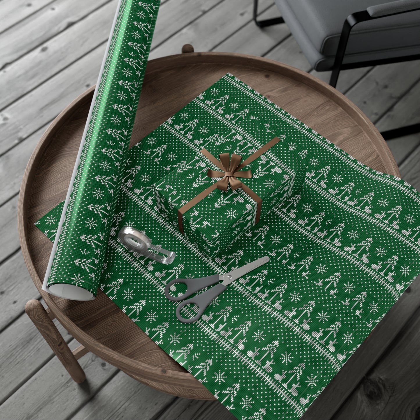 Ugly Christmas Sweater Gift Wrap Paper