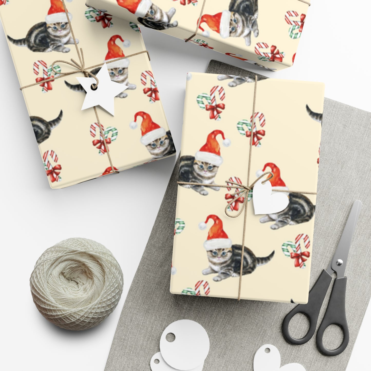 Merry Catsmas Gift Wrap Paper
