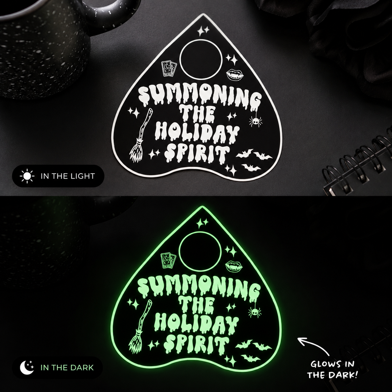 Summoning the Holiday Spirit Sticker
