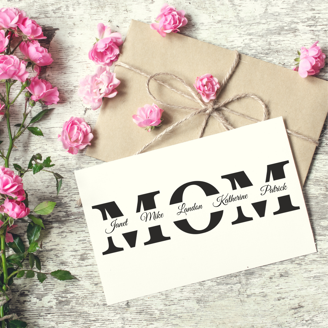 Personalized Mom Greeting Card