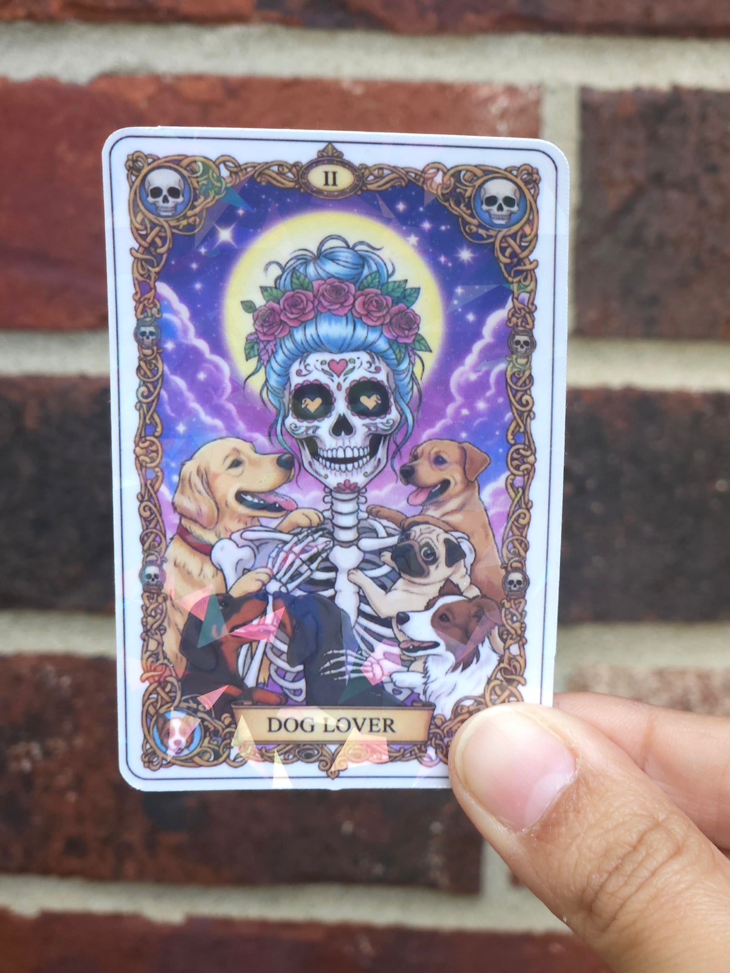 Dog Lover Tarot Card Stick