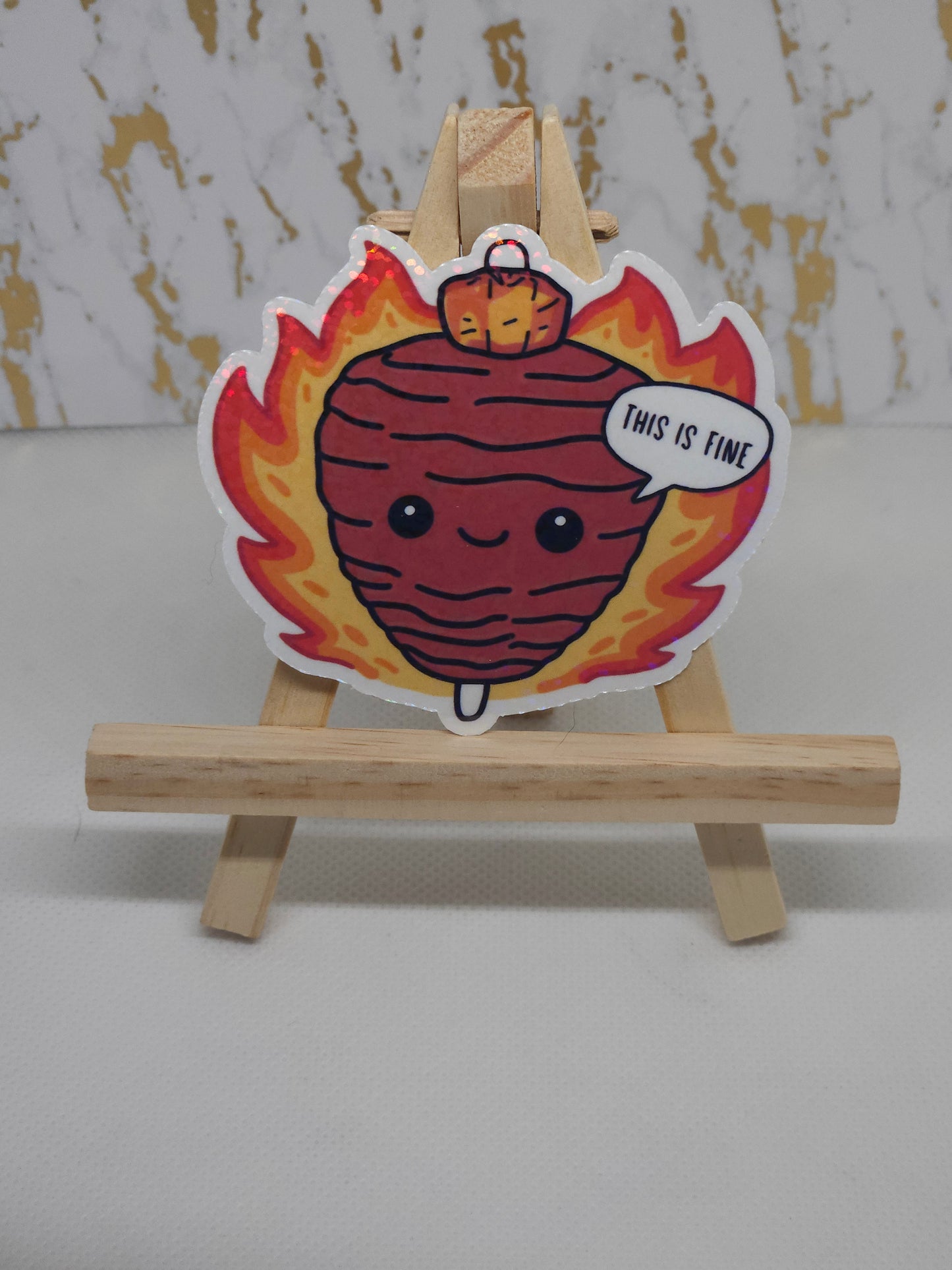 Trompo “This Is Fine” Sticker