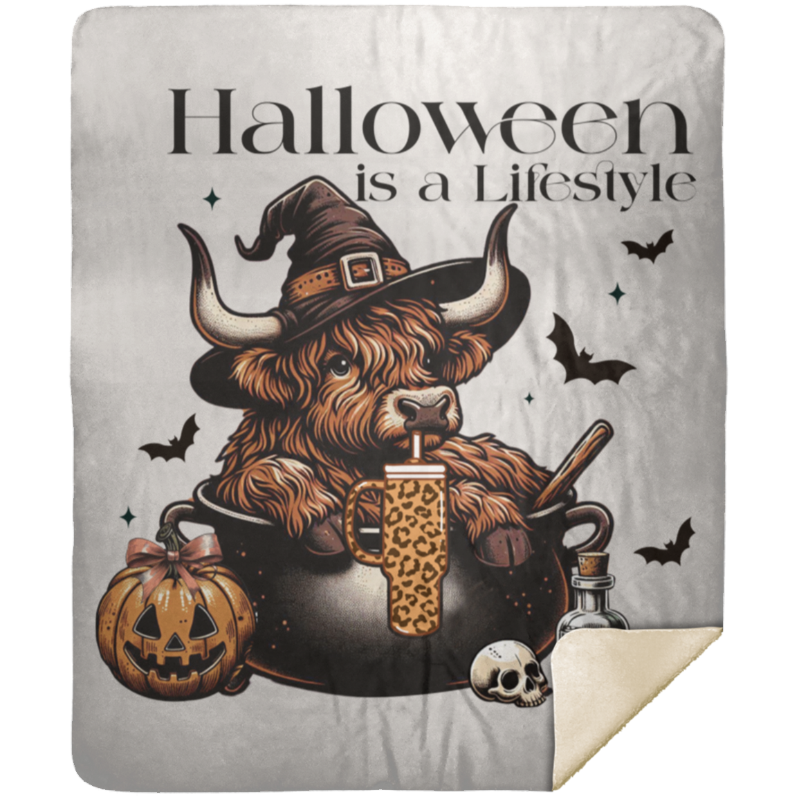 Halloween Lifestyle Premium Sherpa Blanket 50x60
