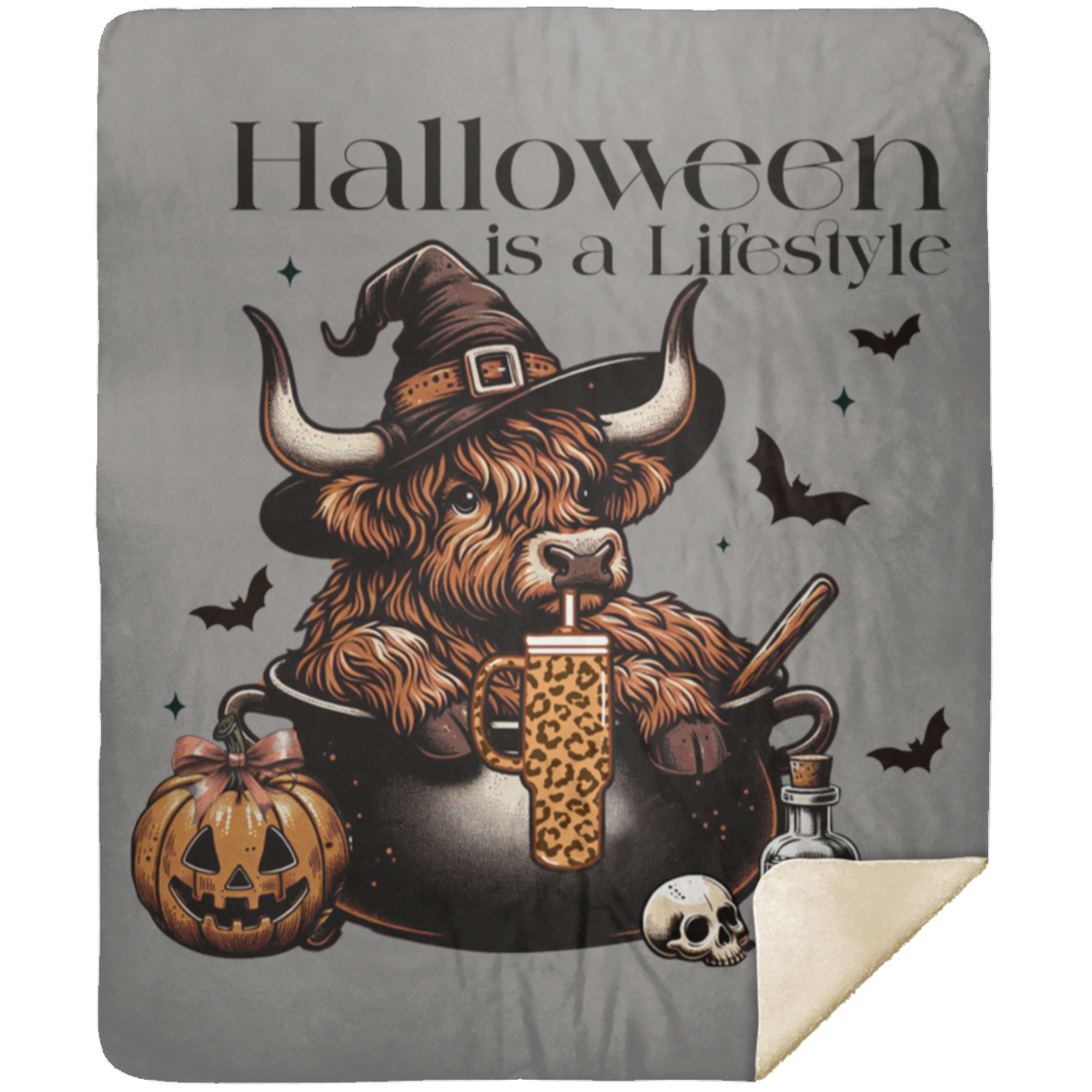 Halloween Lifestyle Premium Sherpa Blanket 50x60