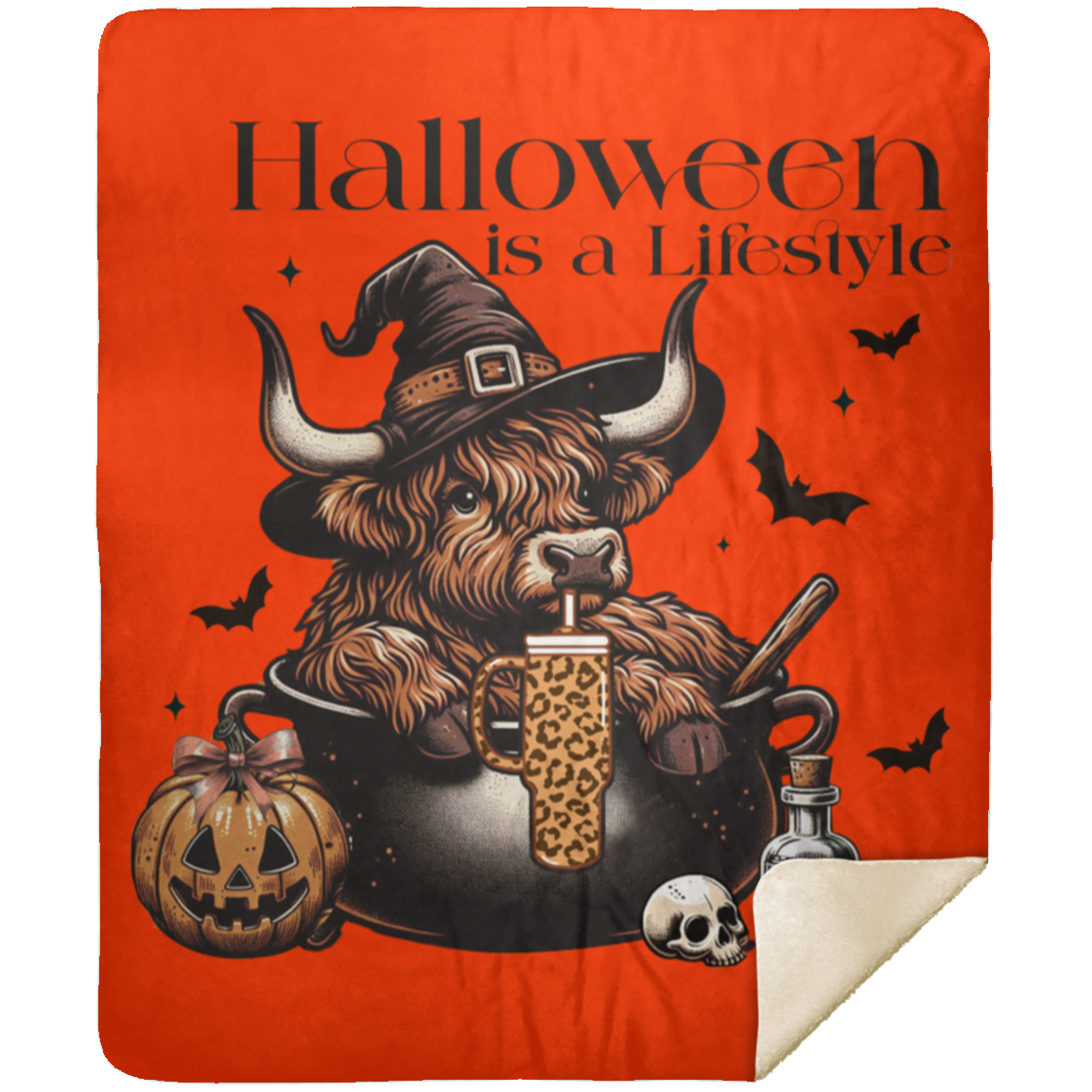 Halloween Lifestyle Premium Sherpa Blanket 50x60