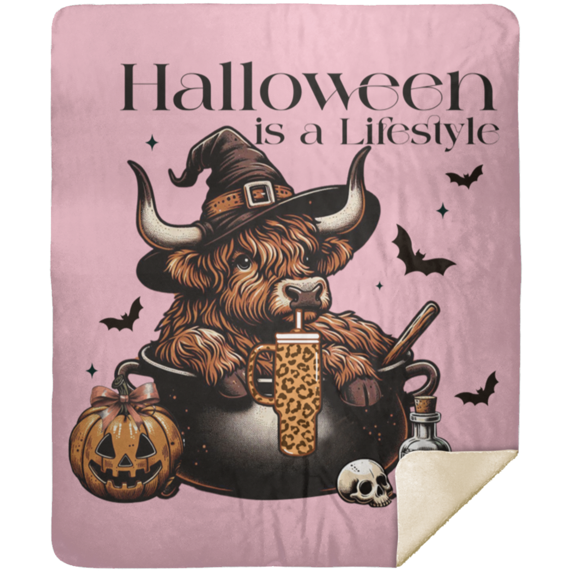Halloween Lifestyle Premium Sherpa Blanket 50x60
