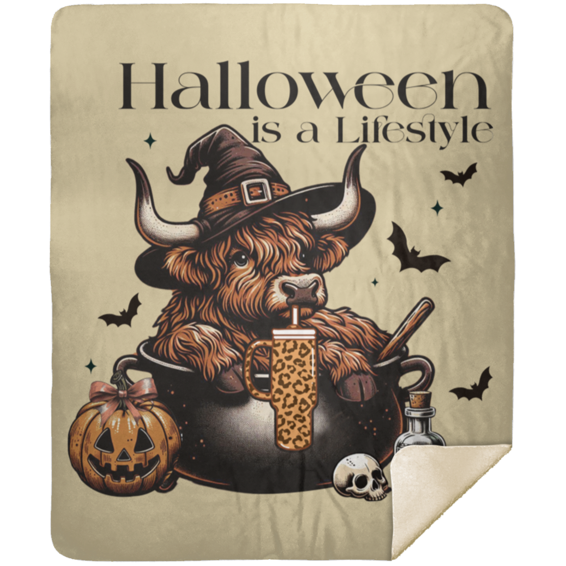 Halloween Lifestyle Premium Sherpa Blanket 50x60