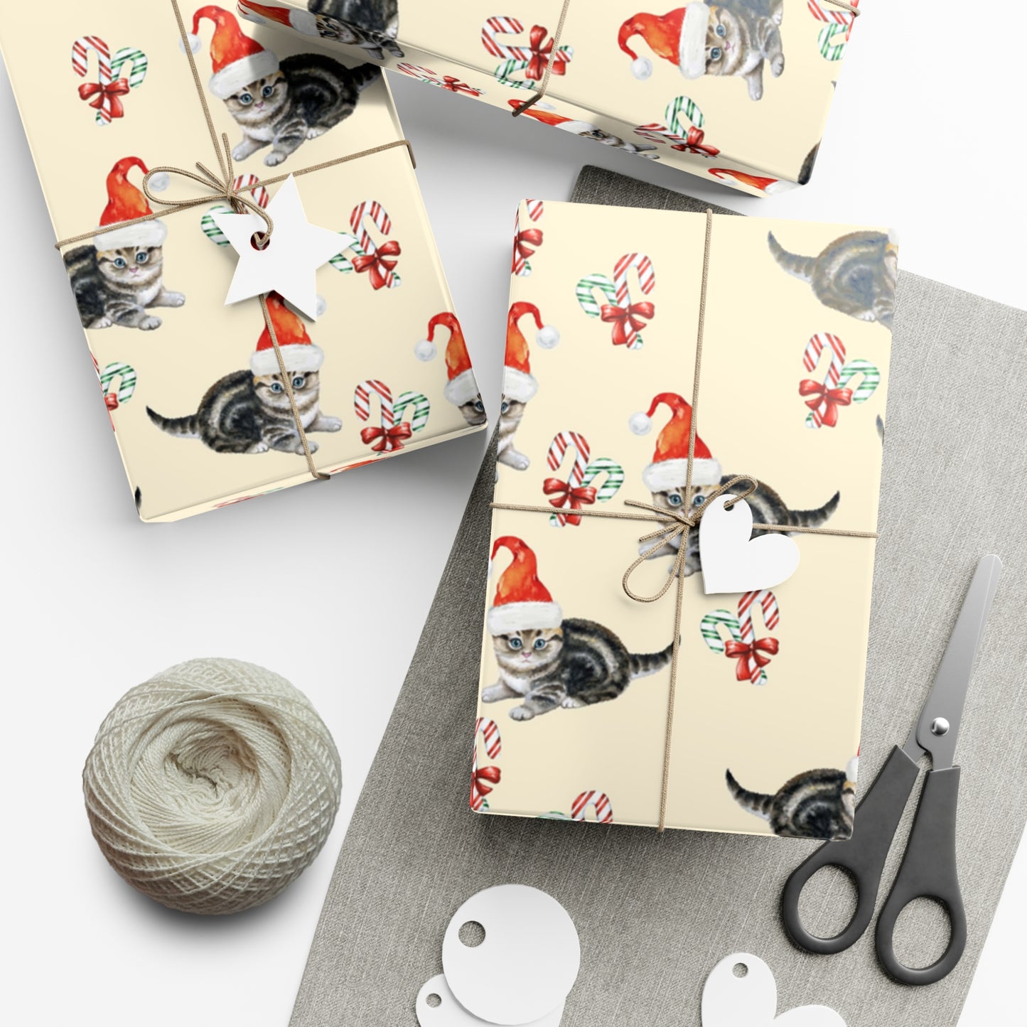 Merry Catsmas Gift Wrap Paper