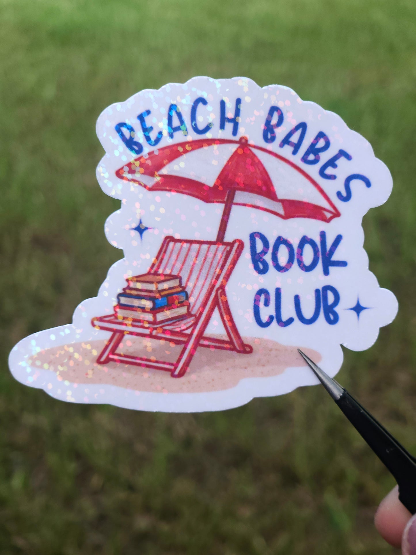 Beach Babe Book Club Sticker