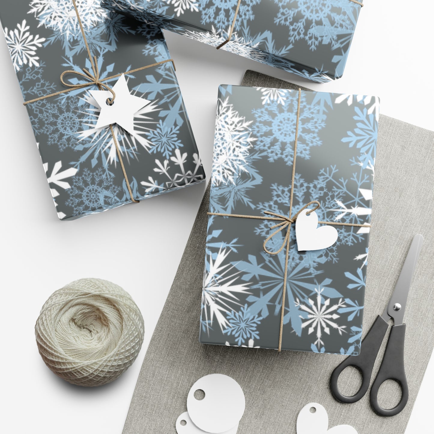Snowflake Gift Wrap Paper
