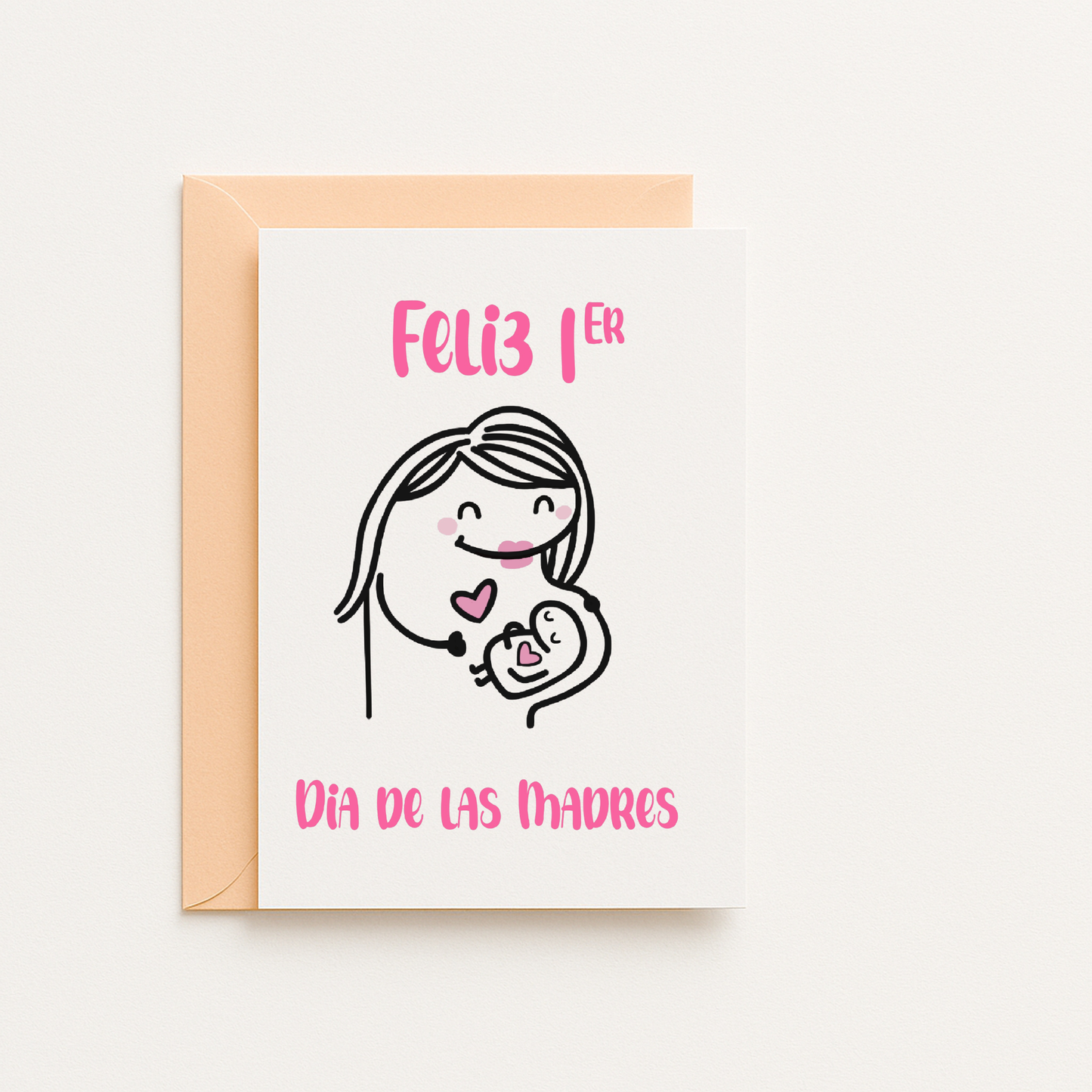 1er Día de las Madres Greeting Card