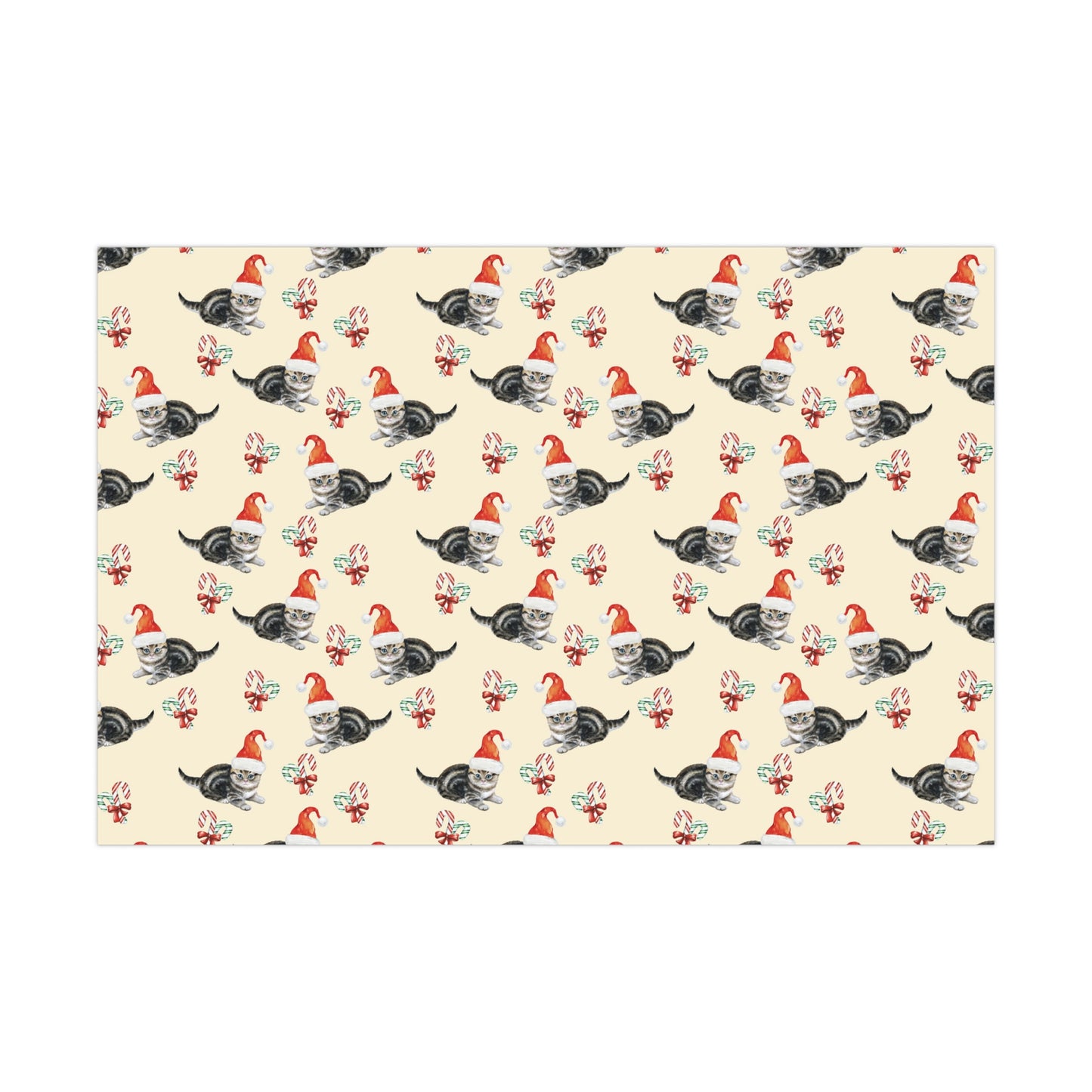 Merry Catsmas Gift Wrap Paper