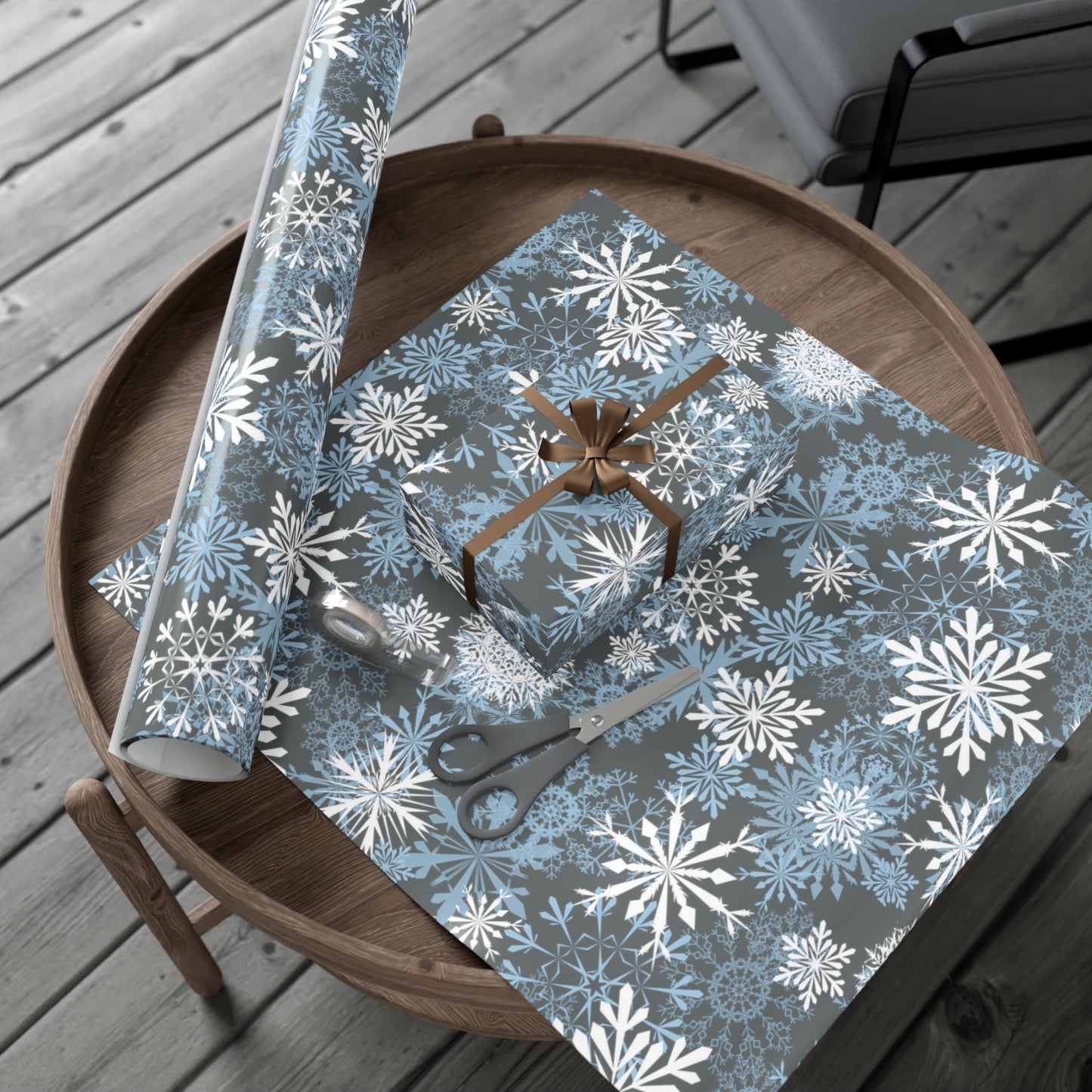 Snowflake Gift Wrap Paper