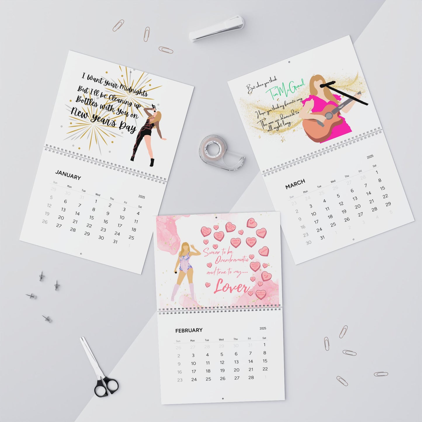 In My 2025 Era Wall Calendar