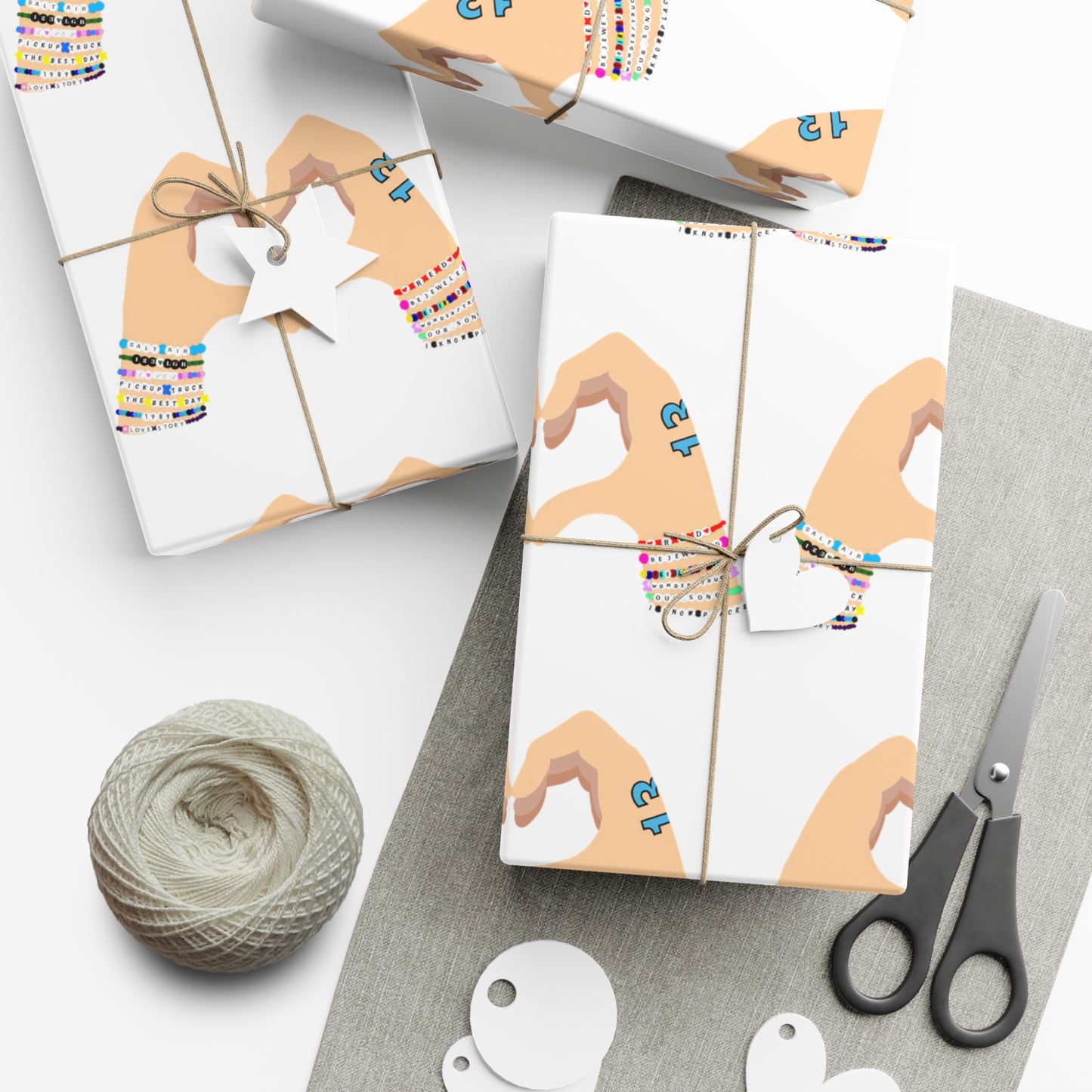 Friendship Bracelets Gift Wrap Papers