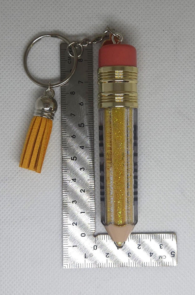 Personalized Pencil Keychain