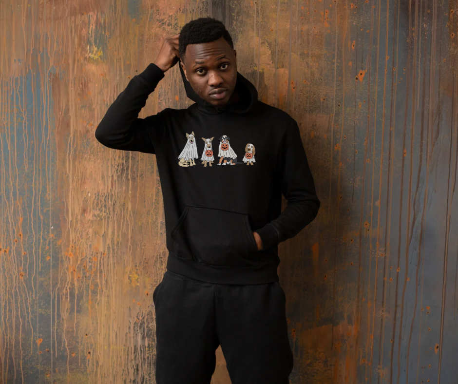 Ghostly Paws Pullover Hoodie