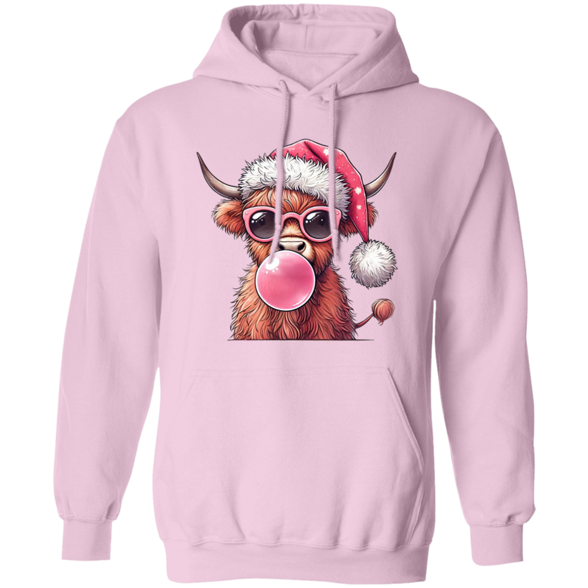 Highland Cow & Candy Cheer Hoodie