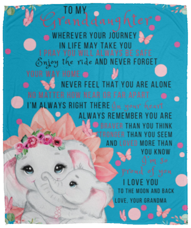 Forever Grandmas Love Fleece Blanket