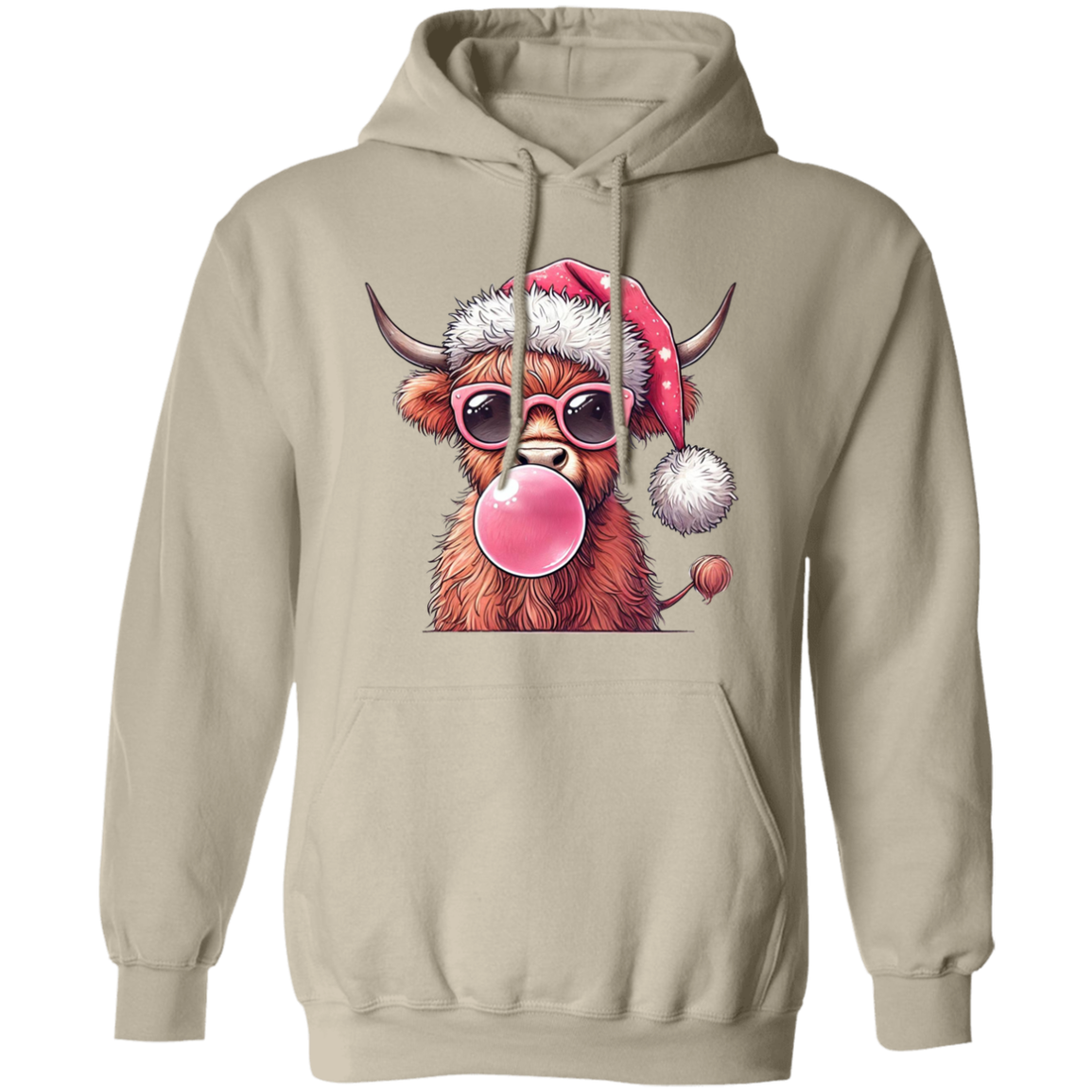Highland Cow & Candy Cheer Hoodie