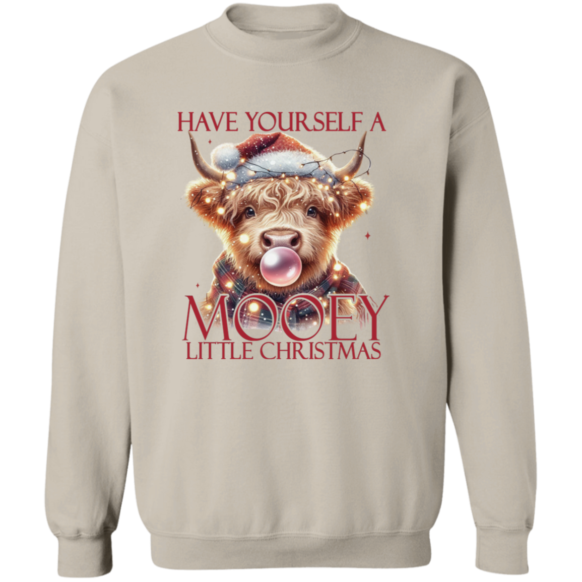 Mooey Little Christmas Crewneck Sweatshirt