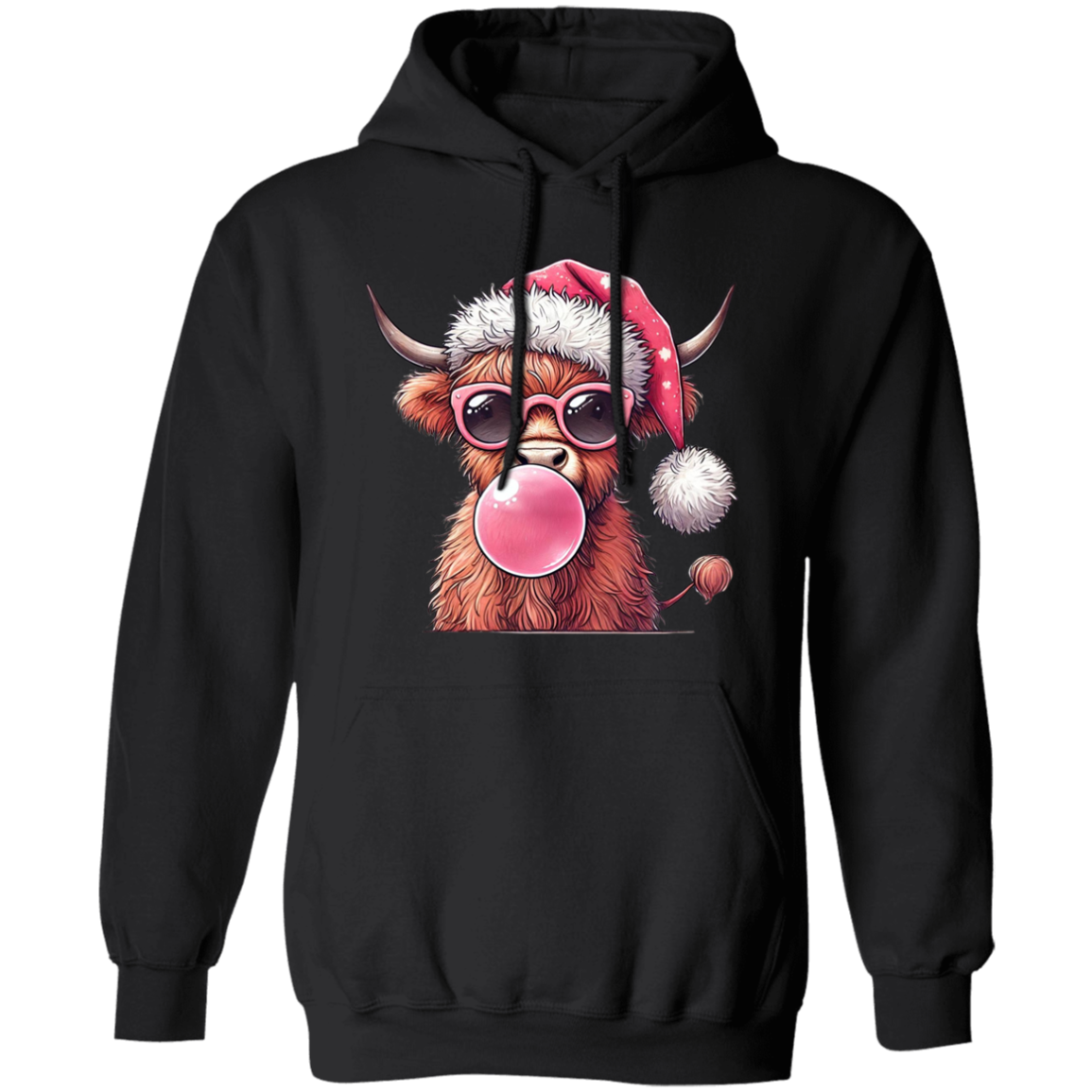 Highland Cow & Candy Cheer Hoodie