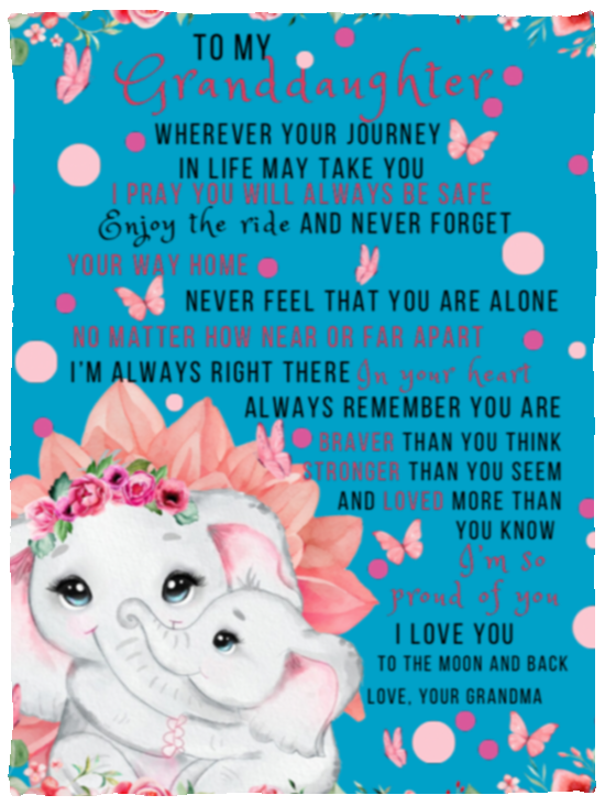 Forever Grandmas Love Fleece Blanket