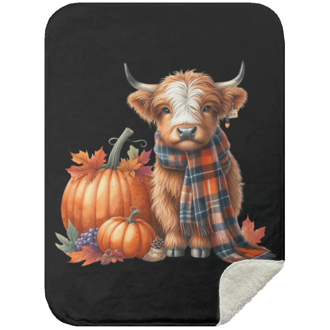 Autumn Highlander Sherpa Blanket