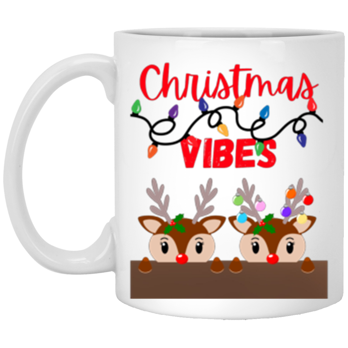 Christmas Vibes Mug (Double Side)