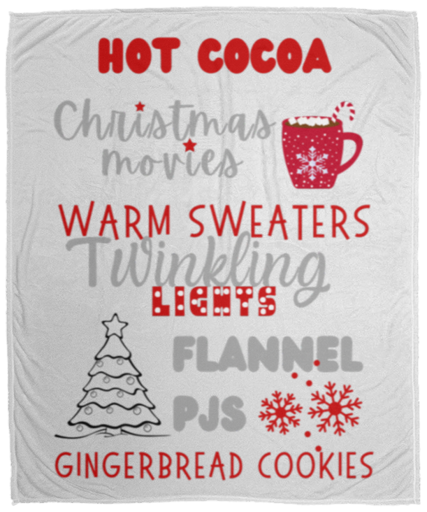Christmas Bliss Cozy Fleece Blanket