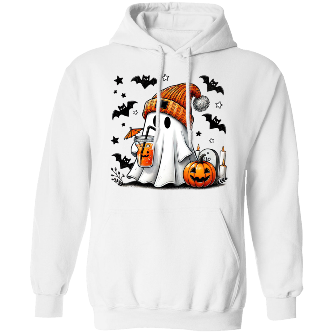 Frosted Ghost Pullover Hoodie