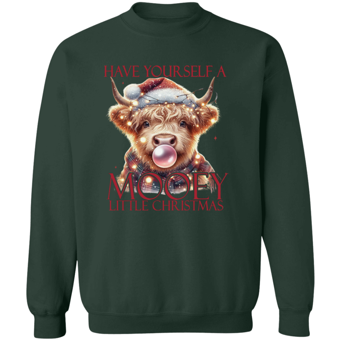 Mooey Little Christmas Crewneck Sweatshirt