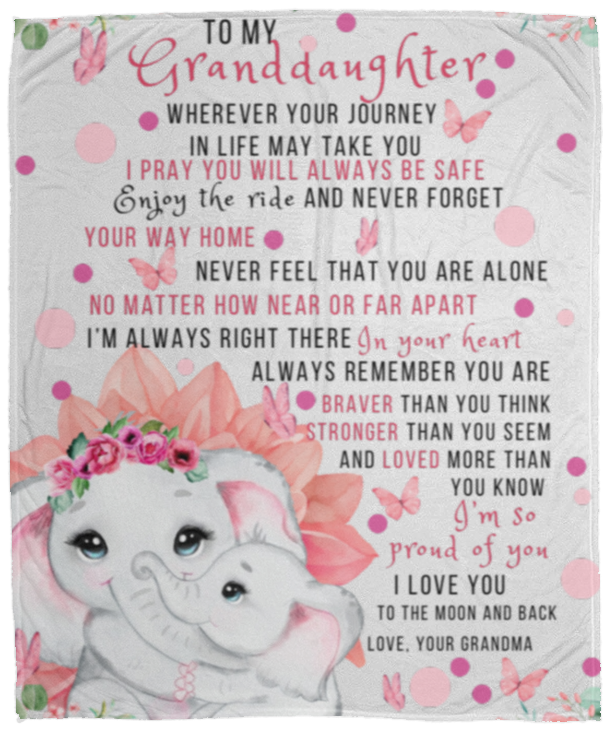 Forever Grandmas Love Fleece Blanket