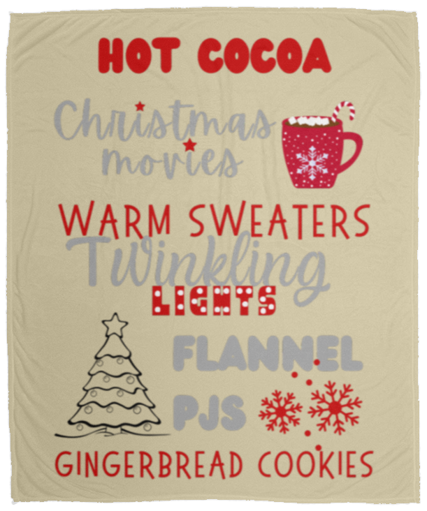 Christmas Bliss Cozy Fleece Blanket