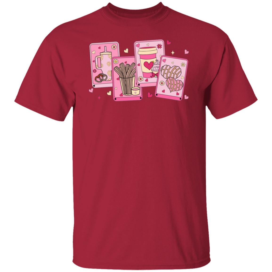 Pan Dulce y Amor Tarot Cards Tee