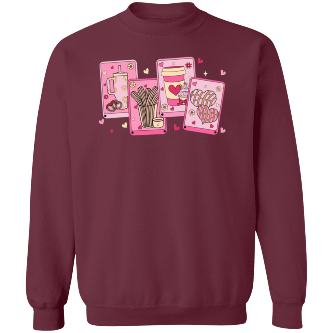 Pan Dulce y Amor Tarot Cards Crewneck