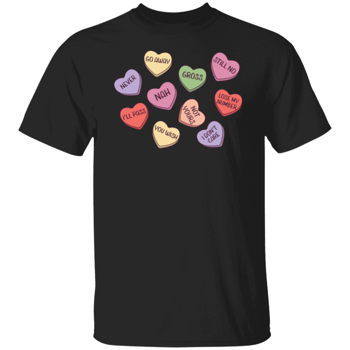 Candy Heart Conversations T-Shirt