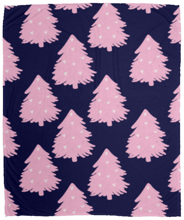 Pretty in Pink Cozy Fleece Blanket