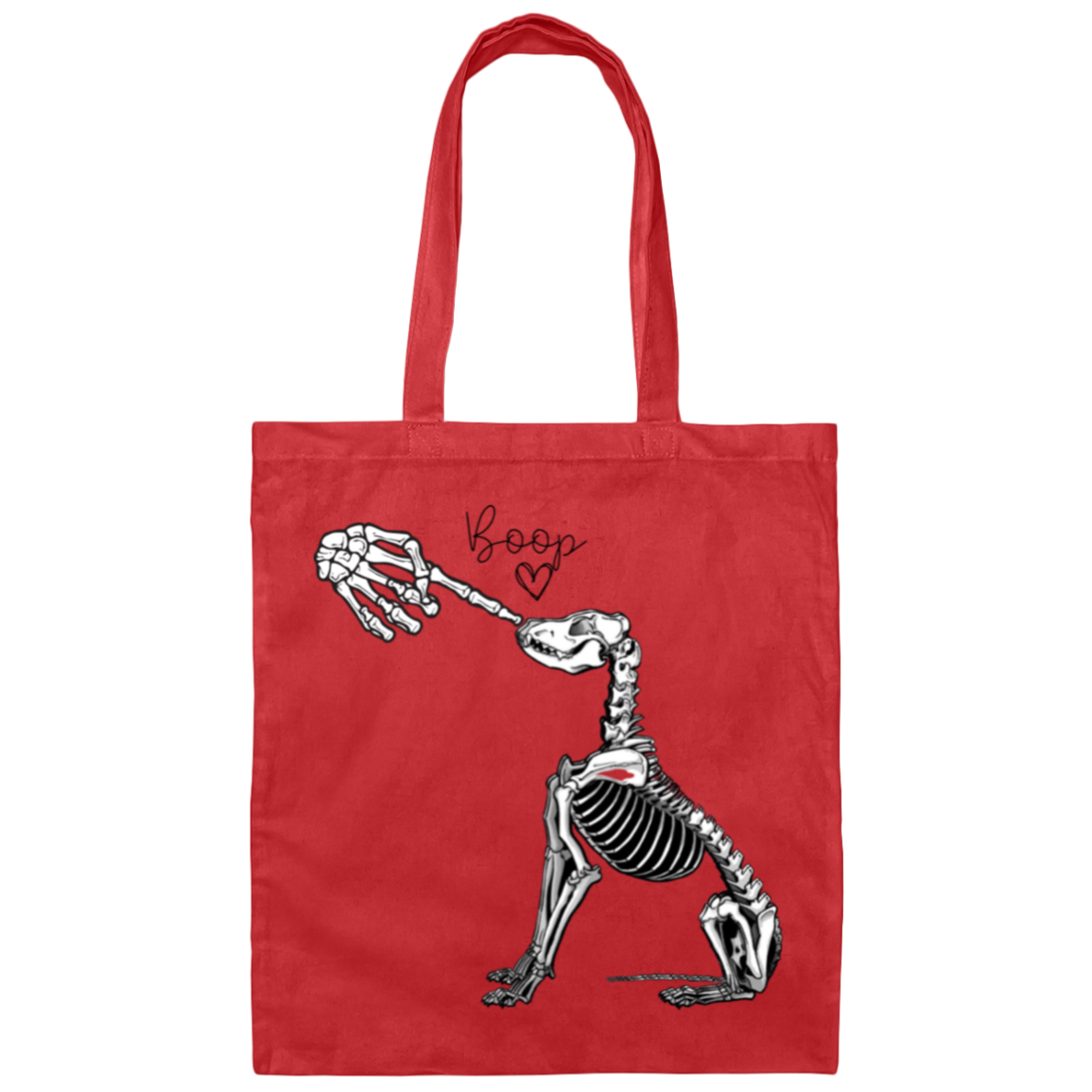 Skeleton Doggy Tote Bag