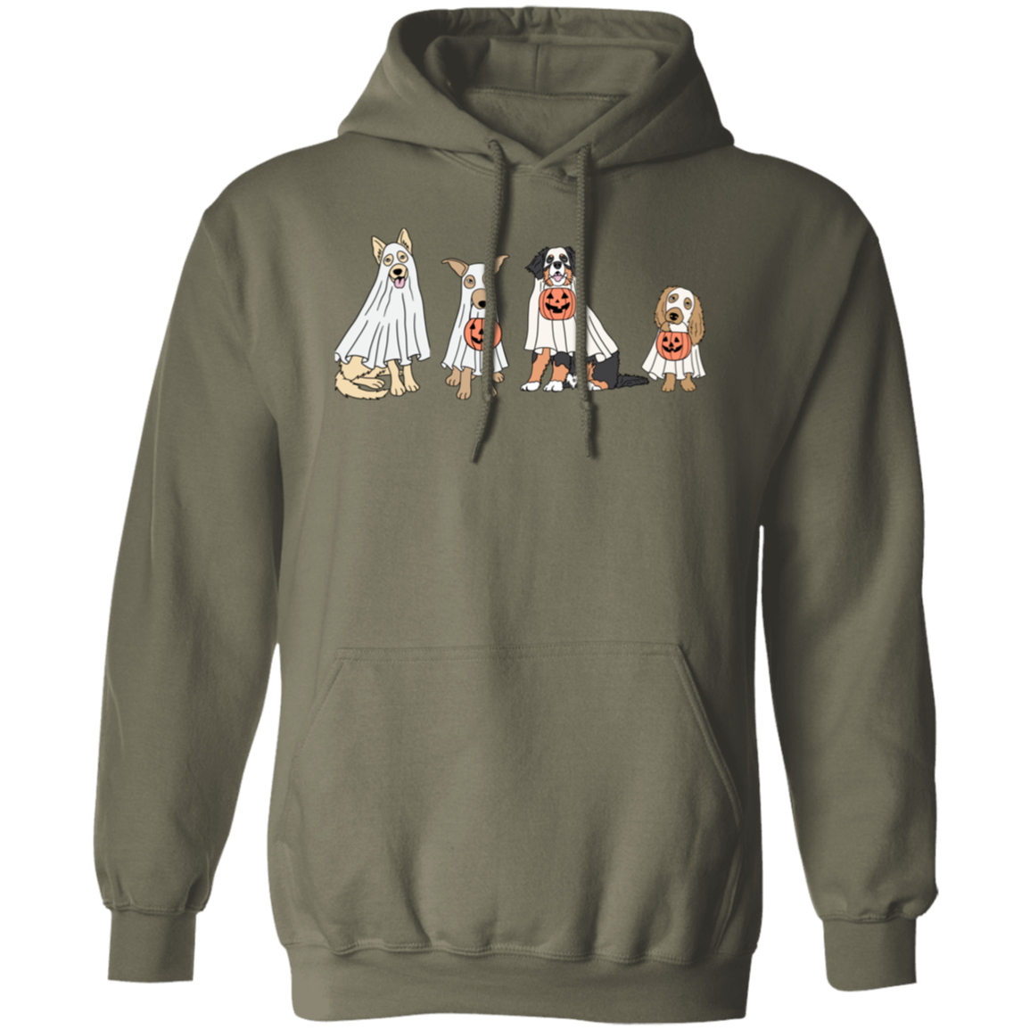 Ghostly Paws Pullover Hoodie